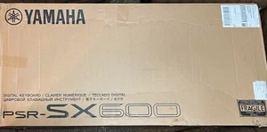 Yamaha PSR-SX600 Tastiera Digitale Nera 61 Tasti Organo Touch Iniziale PSRSX600 JP - Foto 1 di 9