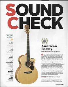 Guitarra acústica Martin Performing Artist GPCPA4 Siris revisión de verificación de sonido de 2 páginas - Imagen 1 de 3