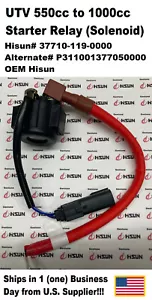 UTV 550 to 1000cc STARTER RELAY, SOLENOID, HISUN 37710-119-0000 (OEM Hisun) - Foto 1 di 22