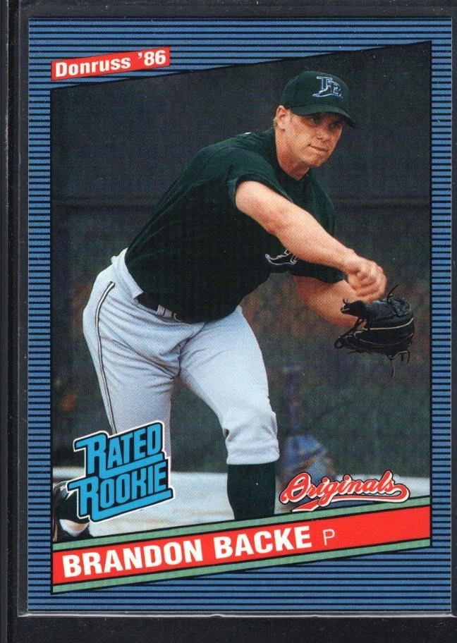 BRANDON BACKE 2002 DONRUSS ORIGINALS #232 AQUEOUS GLOSSY TAMPA BAY SP - Image 1 of 1