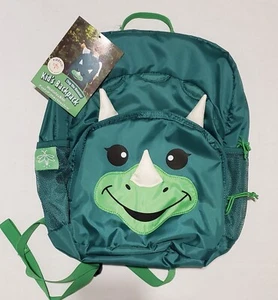 Firefly Outdoor Ausrüstung Chip The Dinosaur Kinder Rucksack Tasche grün 14""x11""x4,5"" NEU - Bild 1 von 5