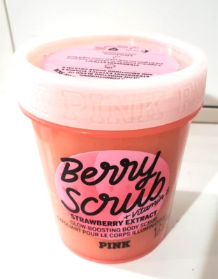 Extratos esfoliantes para banho Victoria's Secret Pink Berry 10 oz - Imagem 1 de 2
