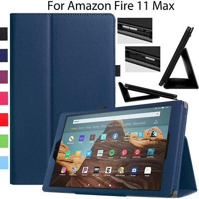 SMART-LIFE2010 Case For Amazon Fire 11 Max 13th Generation 2023 Smart Leather Stand Book Cover