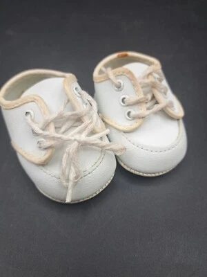 Tiny sizero vintage baby shoes/ Doll shoes - Image 1 of 3