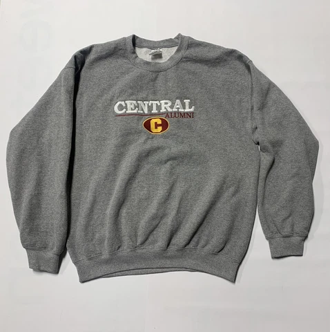 Gildan Central Michigan University Alumni Gray Sweatshirt Size L Cover