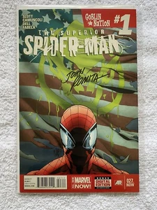 The Superior Spider-Man 027 Goblin Nation signiert John Romita Sr mit Echtheitszertifikat - Bild 1 von 7