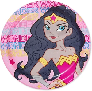 Wonder Woman Party Supplies, Dessert Plates (36-Count) - Picture 1 of 4