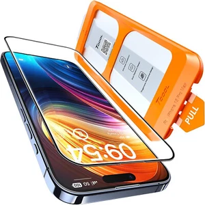 For iPhone 16 Pro Max 15 14 13 12 11 HD Clear Tempered Glass Screen Protector - Picture 1 of 11