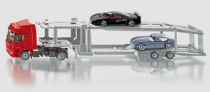 SUPER SIKU 3934 Mercedes Benz Actros Transporter with 2 Sports Cars 1:50 Diecast - Picture 1 of 2