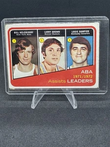 1972-73 Topps ABA assiste i leader Melchionni, marrone, Dampier #264 - Foto 1 di 2