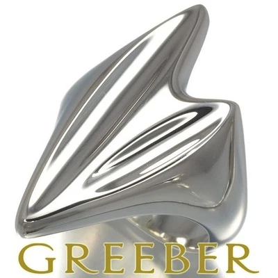 Georg Jensen Ring #127 Sterling Silver 925 Modern Design Size 6.5-7 Denmark Foto 1 de 4