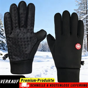 Winterhandschuhe Wasserdicht Winddicht Thermisch Touchscreen Warm Handschuhe - Picture 1 of 16
