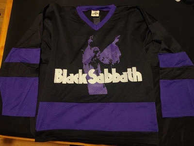 Vtg Very Rare 90s Black Sabbath Hockey Jersey By Cronies. Men's Large. - Image 1 of 4