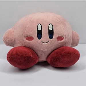Nintendo HAL Laboratory Sitting Kirby Plush 6" Stuffed Animal Pink - Picture 1 of 7