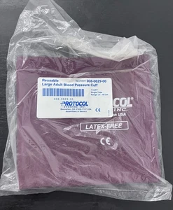 Protokoll wiederverwendbare große Blutdruckmanschette für Erwachsene 008-0629-00 - Bild 1 von 2