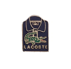 VTG 1980s NOS LACOSTE CROCODILE POLO SHIRT PIN BADGE MODS SKINS SKA INDIE - Picture 1 of 1