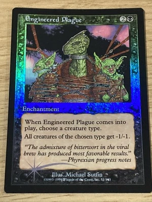 Engineered Plague Foil Urza's Legacy - Near Mint - Image 1 of 2