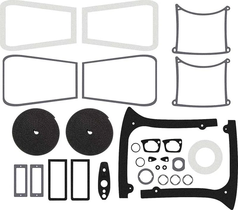 1966 Dodge Coronet 440 500; Conjunto de junta de pintura externa - Imagem 1 de 1