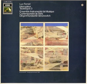 FERRARI Interrupteur Tautologos 3 SIMONOVITCH Electronics Music Concrete LP GOLD - Picture 1 of 3