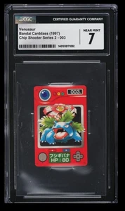 1997 Pokemon Bandai Carddass Chip Shooter Serie 2 Venusaur CGC 7 Giapponese #003 - Foto 1 di 2