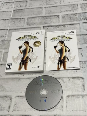 Lara Croft: Tomb Raider Aniversario Nintendo Wii, 2007 Completo Probado EXCELENTE Foto 1 de 4