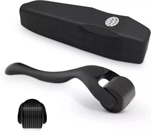 DERMA ROLLER 0.50mm For BEARD Hairs Growth Facial Skin 540 TITANIUM MICRONEEDLE. - Picture 1 of 4