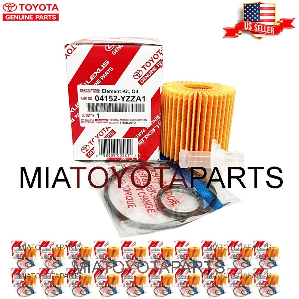 Filtro de aceite 20 genuino Toyota Avalon Camry Rav4 Scion Sienna Tacoma 04152-YZZA1 Foto 1 de 1