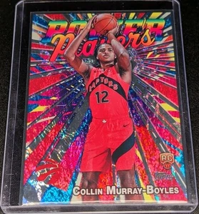 2025-26 Topps - Power Players Collin Murray-Boyles #PP-19 Holofoil (RC) Raptors - Foto 1 di 2