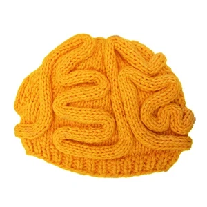 Sombreros cerebrales para Halloween BomHCS parodias espeluznantes tejidos a mano personalidad - Imagen 1 de 17