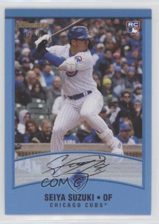 2022 Throwback Thursday #TBT Online Exclusive Blue /10 Seiya Suzuki Rookie RC - Image 1 of 2