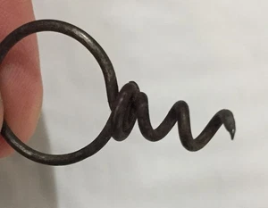 Antiker primitiver Korkenzieher aus dem 19. Jahrhundert für Medizin oder Parfüm Flaschenöffner Wein - Bild 1 von 11