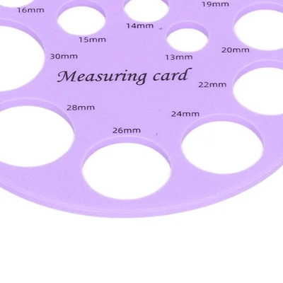 Silicone Flange Sizing Tool Set For Breast Pump Nipple Measurement Ruler - Image 1 of 4