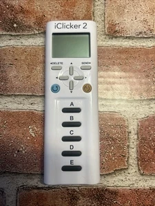 Controlador remoto de respuesta al aula iClicker 2 para estudiantes blanco - Imagen 1 de 4