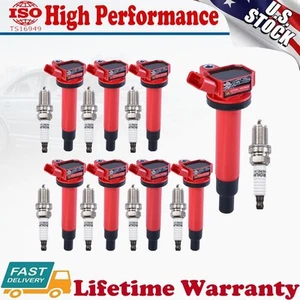 8x High Performance Ignition Coil+ Spark Plug For UF230 Lexus GS430 LS430 SC430 - Picture 1 of 15