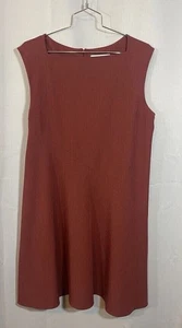 Vestido MM LaFleur Vaina la Sarah Talla 16 Sin Mangas Cápsula Carrera Minimalista - Imagen 1 de 6