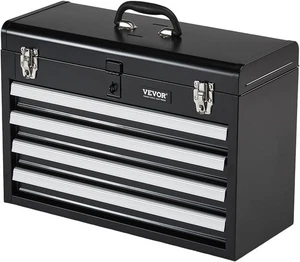VEVOR Metal Tool Box, 20.5-inch, Portable 20 in, Black-4 Drawer  - Bild 1 von 10