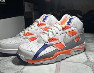 NIKE AIR TRAINER SC HIGH BO JACKSON AUBURN WHITE ORANGE ZEN GREY PURPLE Size 8.5 - Picture 1 of 12