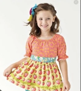 Girls Matilda Jane Good HartFaircloth Hill Peasant Top size 10 - Picture 1 of 8