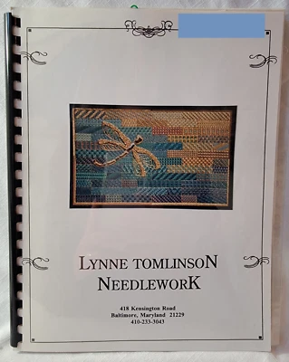 The Golden Dragonfly Lynne Tomlinson Needlework needlepoint book 1996 - Image 1 of 4