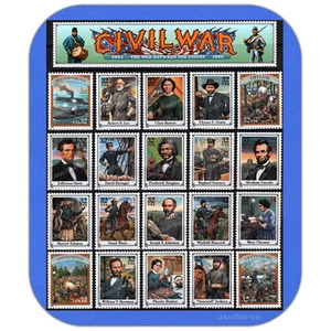 1995 CIVIL WAR Gettysburg COMPLETE SET of 20 Different Individual stamps # 2975 - Picture 1 of 1