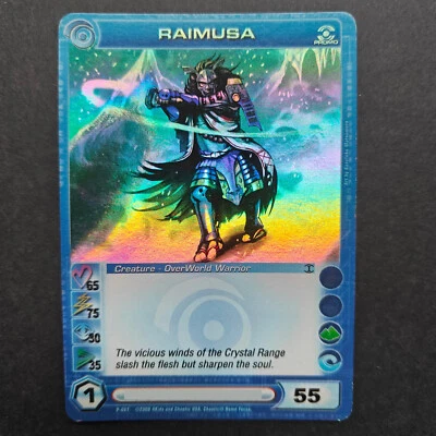 Raimusa (Max Energy/Power) Ripple Foil Promo 1st Edition Chaotic TCG - Image 1 of 2