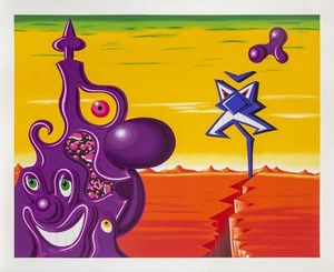 Kenny Scharf, Sajippe Kraka Joujesh, Screenprint, unsigned - Picture 1 of 5