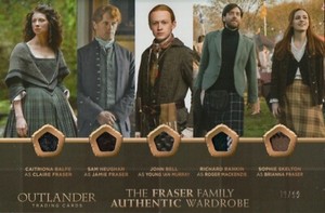 Outlander Season 4, The Fraser Family Oversized Wardrobe Card OS05 #82/99