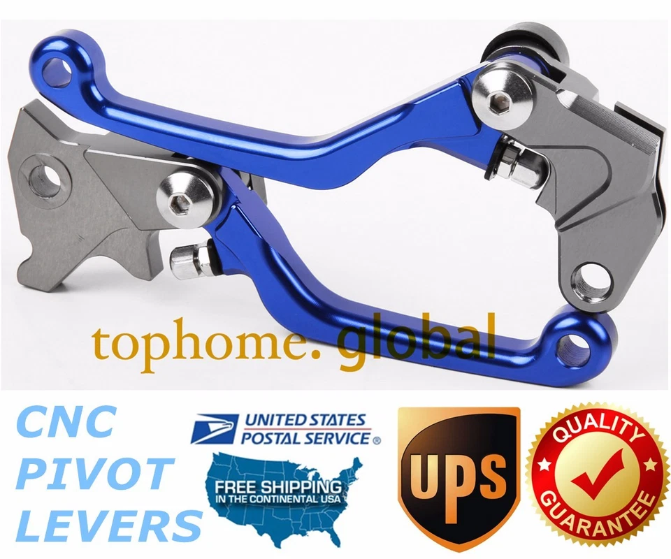 For Yamaha TTR125L/LE/LW 2000-2020 disc brake Clutch Brake Levers Pivot Blue US - Image 1 of 3