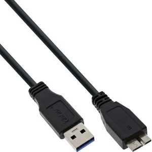 inLine USB 3.0 Kabel  USB-A Stecker -> USB-B Micro Stecker,Länge 1m (35410) - Bild 1 von 1
