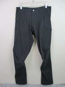 Houdini Herren Hose klein schwarz Skiffer Reißverschlusstaschen Wandern Gelenk Knie Cinch - Bild 1 von 15