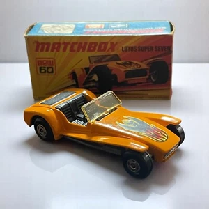 Vintage MATCHBOX LOTUS SUPER SEVEN w/Box Made in England - Picture 1 of 11