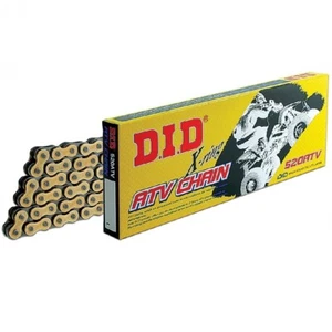 DID 520 FJ Heavy Duty ATV Chain - 104 links Gold - Picture 1 of 3