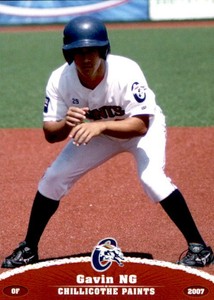 2007 Chillicothe Paints Grandstand #24 Gavin Ng Mililani Hawaii HI Baseball Card