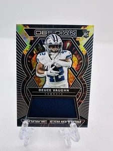 DEUCE VAUGHN 2023 Panini Obsidian Rookie Eruption RC Patch #/199 - Picture 1 of 2